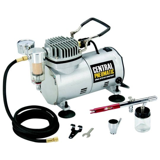 central-pneumatic-1-5-hp-58-psi-oil-free-airbrush-compressor-kit-69434-1