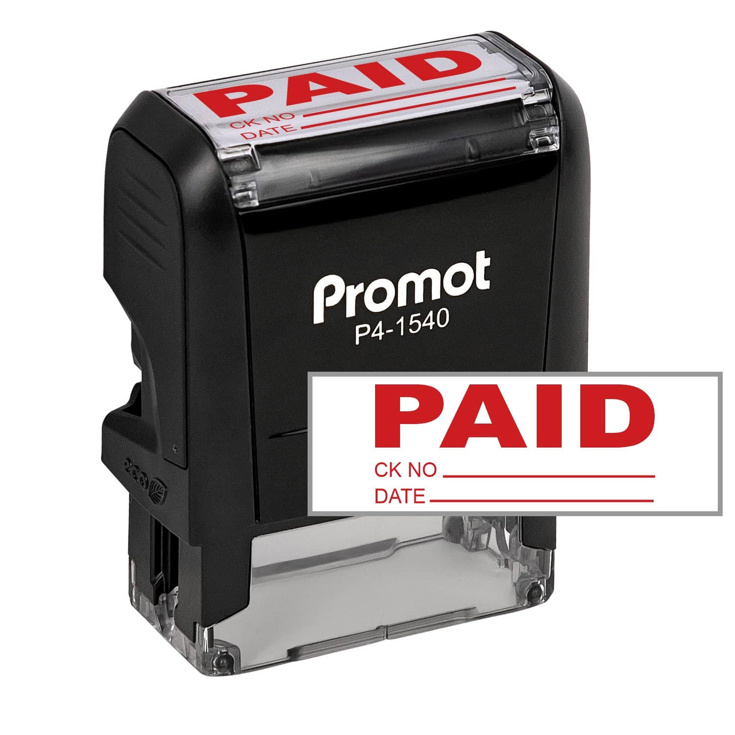 Promot Paid Stamp - Ink Stamp for Office Accounts Payable | Image