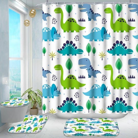 poedist-4-pcs-bathroom-shower-curtain-setkids-bathroom-setshower-curtain-sets-with-rugsbath-matu-sha-1