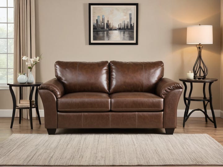 Brown-Faux-Leather-Loveseats-5