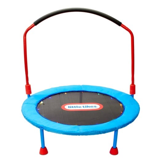 little-tikes-light-up-3-foot-trampoline-with-folding-handle-for-kids-ages-3-to-7