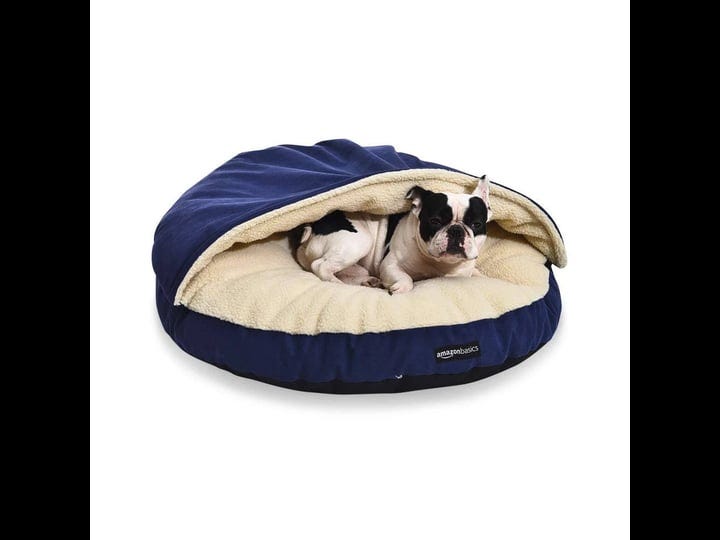 basics-cozy-pet-cave-bed-large-35-x-35-x-13-inches-blue-1