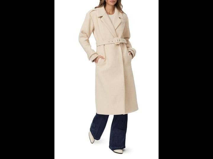 paige-derenne-belted-coat-in-ivory-tan-at-nordstrom-size-small-1