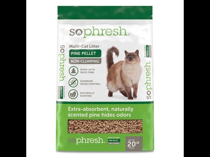 so-phresh-pine-pellet-non-clumping-cat-litter-20-lbs-1
