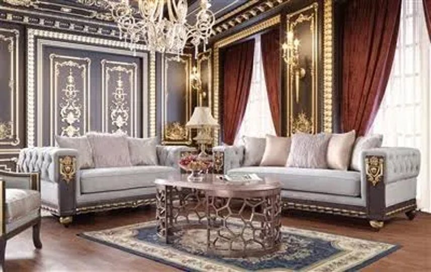 luxurious-royal-2-piece-living-room-set-in-gray-fabric-gold-finish-by-homey-design-hd-6030-1-1