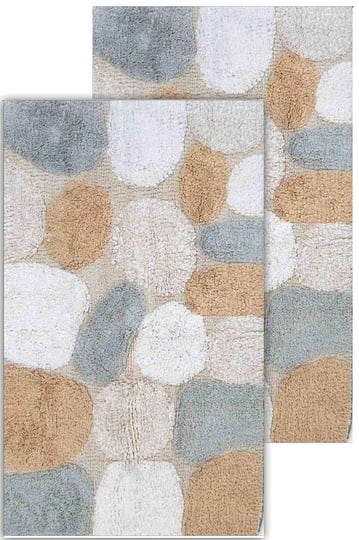 chesapeake-pebbles-spa-20-in-x-32-in-cotton-2-piece-bath-rug-set-1