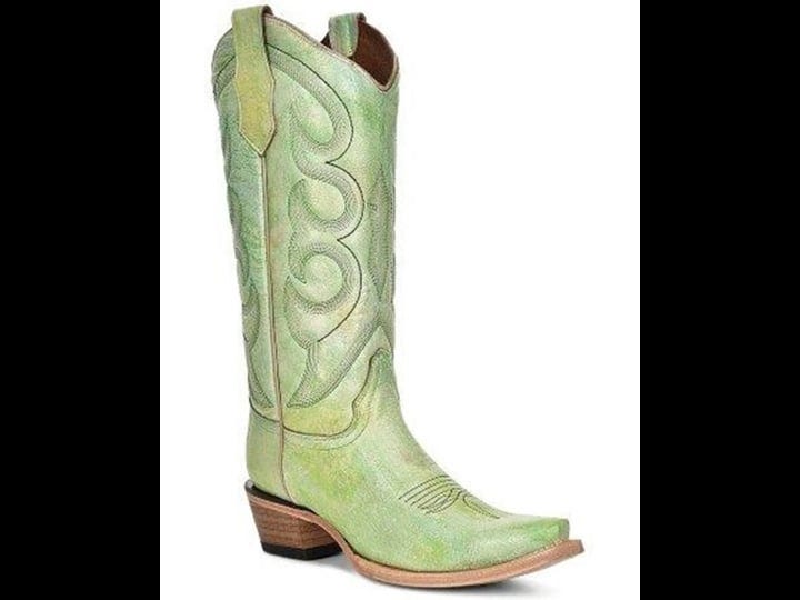circle-g-by-corral-ladies-hand-painted-lime-green-snip-toe-boots-l5969-womens-size-11-1