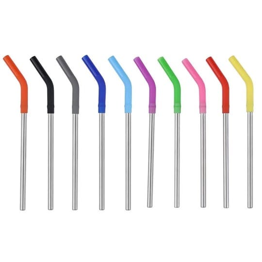 10-pack-reusable-stainless-steel-metal-straws-with-silicone-flex-tips-elbows-cover-reusable-stainles-1