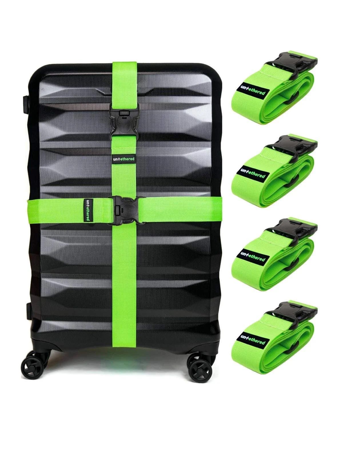 Untethered Ultimate 4-Pack Luggage Straps | Image