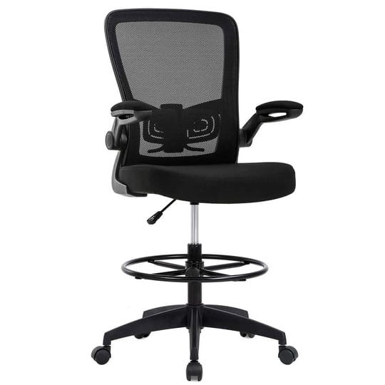 drafting-chair-tall-office-chair-adjustable-height-with-lumbar-support-flip-up-arms-footrest-mid-bac-1
