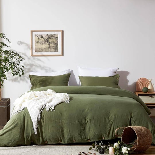 nexhome-olive-green-duvet-cover-sets-queen-size-3-piece-double-brushed-microfiber-queen-duvet-cover--1