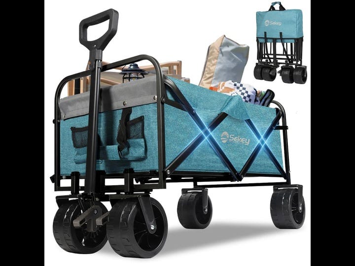 sekey-collapsible-foldable-wagon-with-220lbs-weight-capacity-heavy-duty-folding-garden-cart-with-big-1