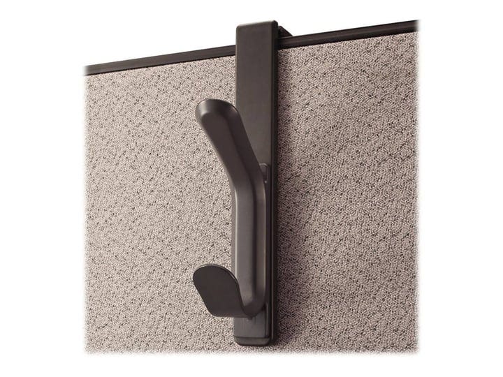 universal-recycled-cubicle-double-coat-hook-plastic-charcoal-1