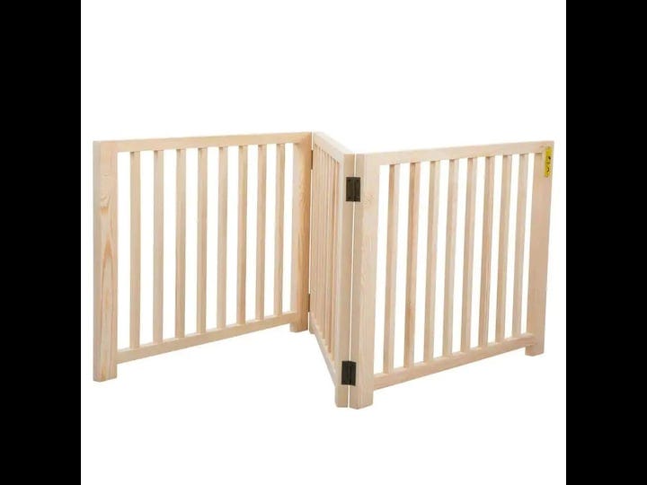 coziwow-73-in-w-freestanding-dog-gate-wooden-fence-1
