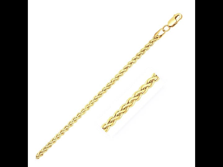 14k-yellow-gold-2-4mm-light-weight-wheat-chain-18-in-1