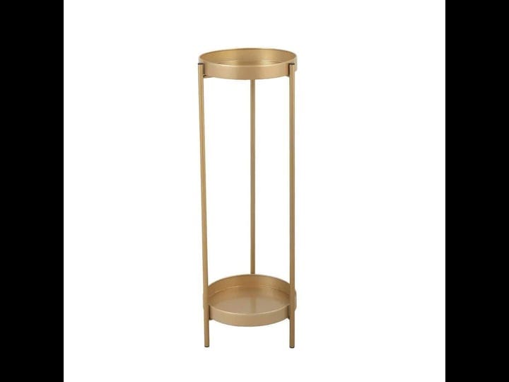 31-5-in-h-gold-modern-minimalist-round-metal-indoor-plant-stand-with-2-tiers-1