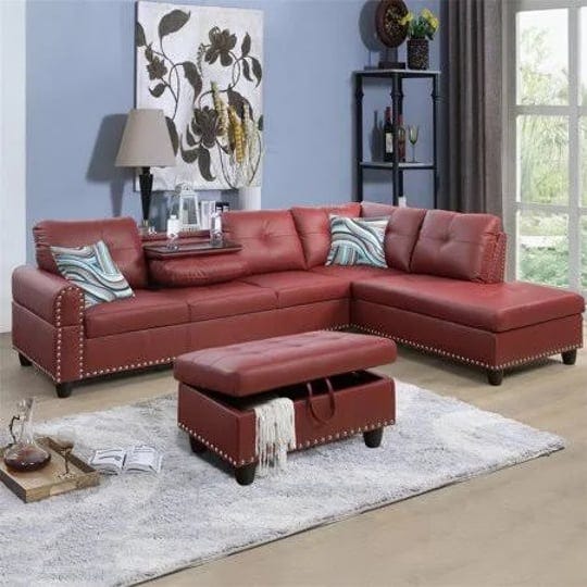 aukfa-96-inch-leather-sectional-sofa-with-storage-ottoman-for-living-room-2-cup-holders-right-facing-1