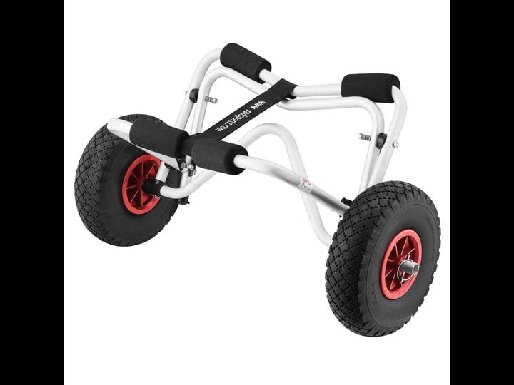 rad-sportz-kayak-trolley-kayak-cart-with-pneumatic-tires-150-lb-capacity-silver-1