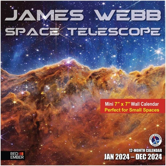 small-spaces-mini-wall-calendar-james-webb-space-telescope-2024-hangable-monthly-by-red-ember-only-7-1