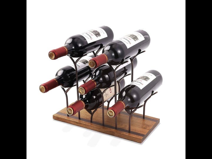allcener-countertop-bottle-rack-tabletop-wood-bottle-holder-hold-6-bottles-perfect-for-home-decor-ki-1