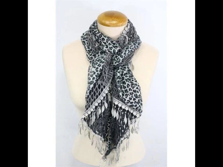 memories-msf150-6-02-gray-leopard-print-lace-ruffle-scarf-with-tassel-trim-womens-size-one-size-1
