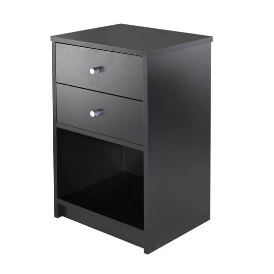 winsome-ava-accent-table-with-2-drawer-black-1