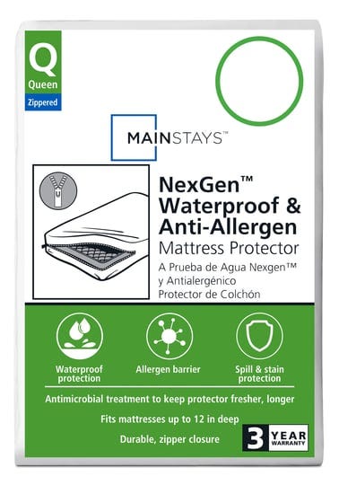 mainstays-nexgen-waterproof-zippered-mattress-protector-queen-1