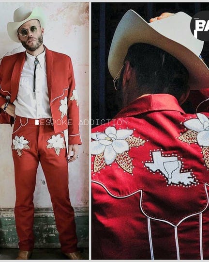 mens-red-2pc-bespoke-vintage-chainstitch-embroidered-rhinestone-piping-country-western-suit-designer-1
