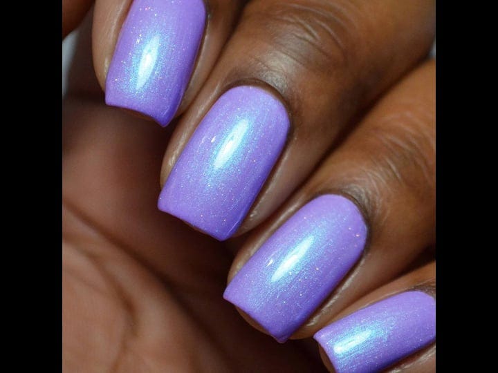 bright-purple-vegan-nail-polish-lavender-shimmer-holographic-holo-nails-isle-of-capri-1