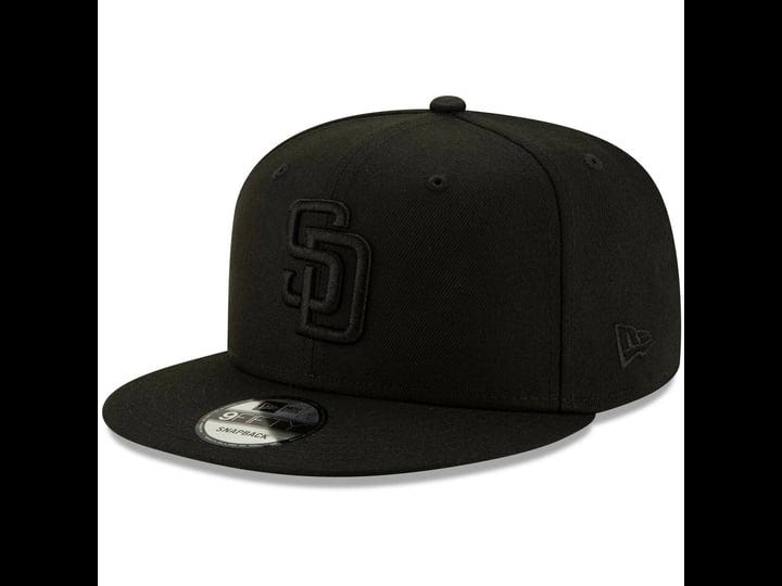 san-diego-padres-new-era-black-on-black-9fifty-snapback-hat-1