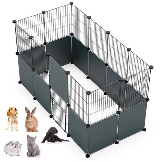 langxun-diy-small-animal-playpen-pet-playpen-for-small-dogs-with-door-rabbit-cage-guinea-pig-cages-p-1