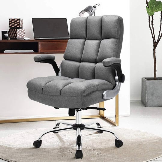 executive-office-chair-big-and-tall-ergonomic-computer-chair-adjustable-tilt-angle-and-flip-up-armre-1