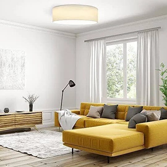 navaris-flush-mount-ceiling-light-15-75-diameter-drum-lamp-shade-led-fixture-for-bedroom-living-room-1