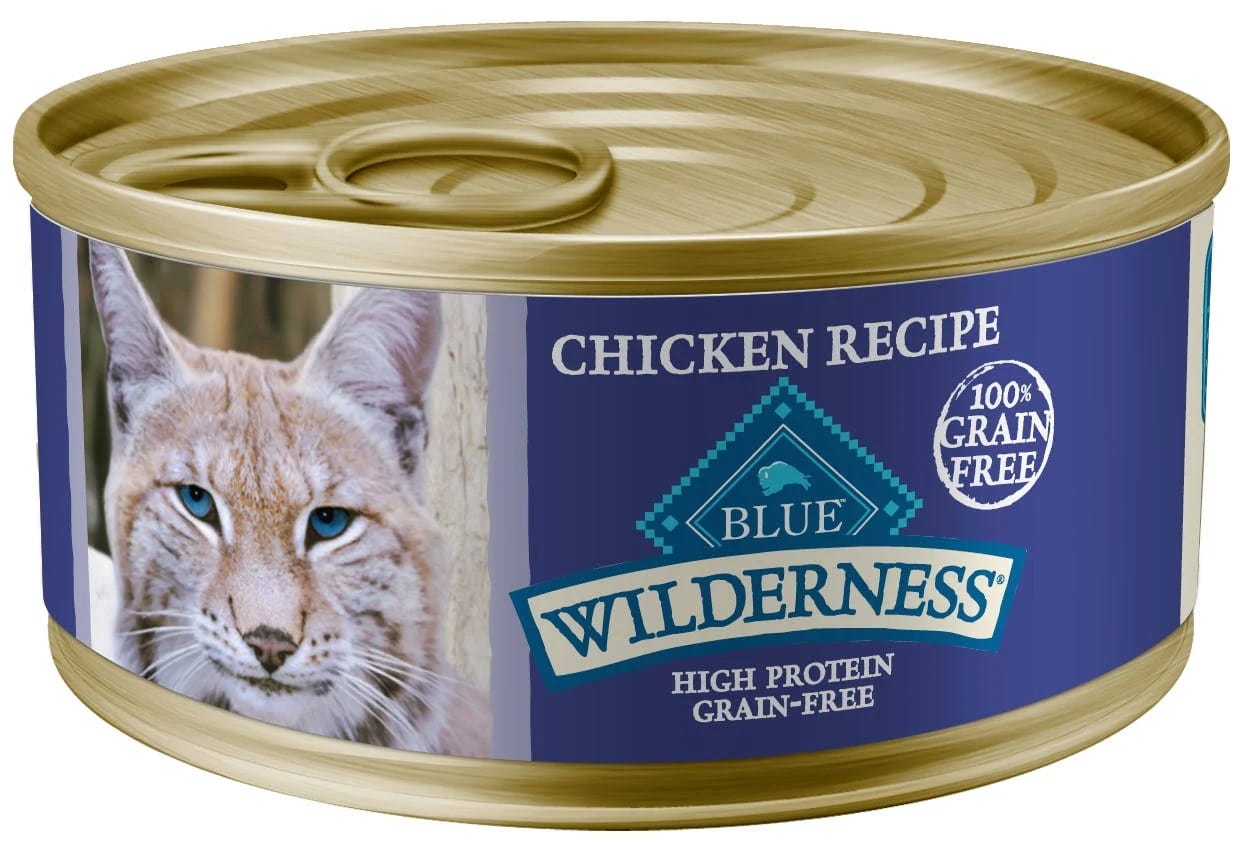 Blue Wilderness Chicken Can Cat Food: 24 Pack, 5.5 oz Cans | Image
