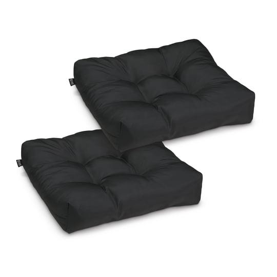 classic-accessories-water-resistant-19-x-19-x-5-inch-square-patio-seat-cushion-black-2-pack-1