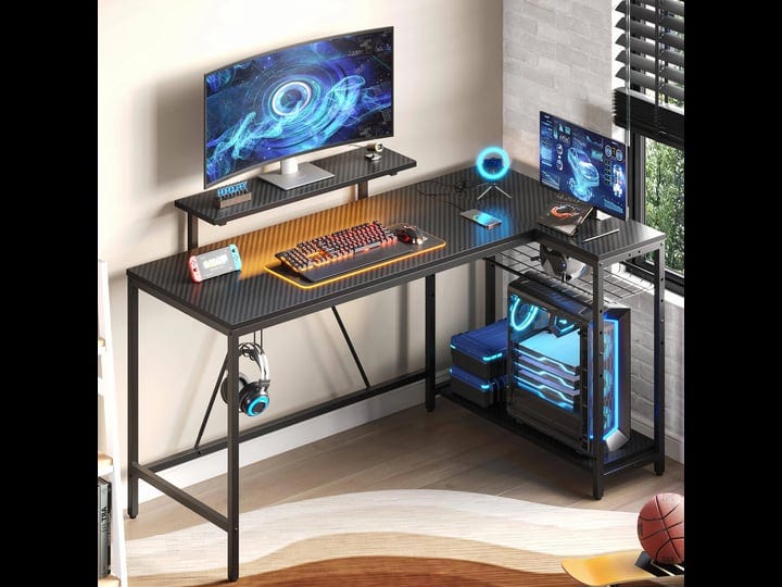 bestier-58-l-shaped-gaming-desk-with-led-lights-power-outletsreversible-home-office-corner-desk-with-1