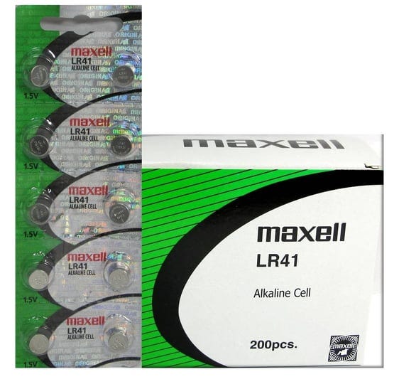 maxell-200-pack-lr41-ag3-192-button-cell-battery-new-hologram-package-1