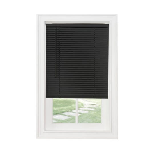 set-of-2-achim-cordless-gii-morningstar-1-inch-light-filtering-mini-window-blinds-black-26-inch-wide-1