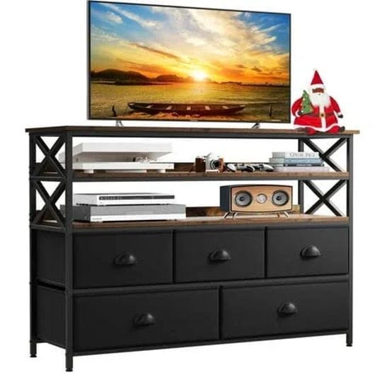 enhomee-black-dresser-for-bedroom-tv-stands-for-55-inch-tv-5-drawer-dresser-with-wood-shelves-entert-1