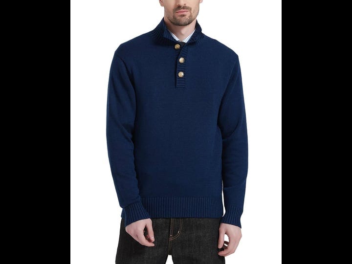 kallspin-mens-pullover-sweater-wool-midweight-mock-neck-quarter-button-long-sleeve-pullover-1