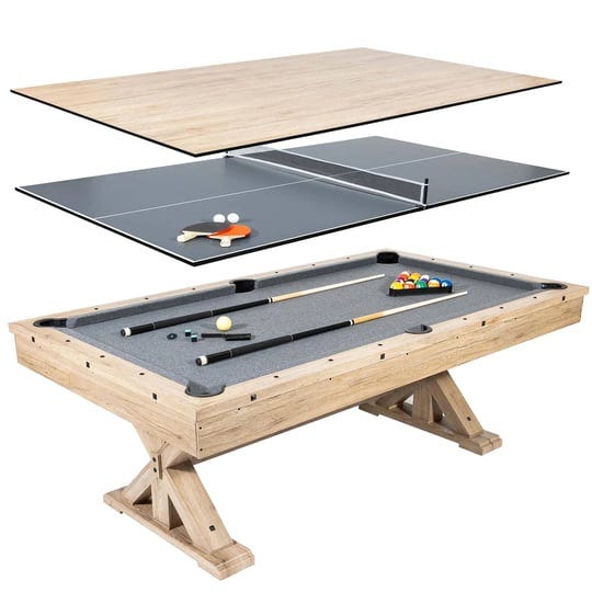freetime-fun-7-ft-3-in-1-multi-game-pool-table-with-dining-top-pool-table-ping-pong-table-combo-incl-1