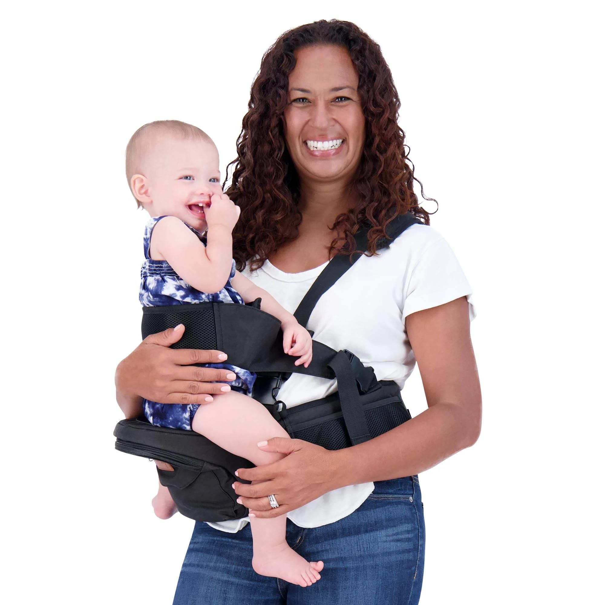 Ergonomic Baby Carrier with Extended Straps and Secure Design | Image