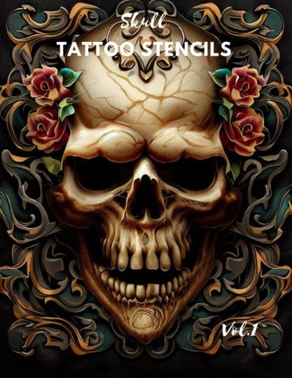new-school-tattoo-stencils-vol-1-skull-book-1