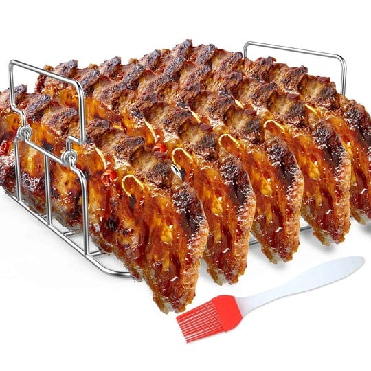 durable-stainless-steel-rib-rack-with-a-silicone-oil-brush-bbq-stand-with-2-handle-for-smokeroven-an-1