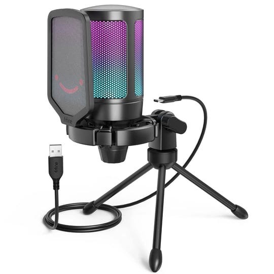 fifine-gaming-usb-microphone-for-pc-ps5-condenser-mic-with-quick-mute-rgb-indicator-tripod-stand-pop-1