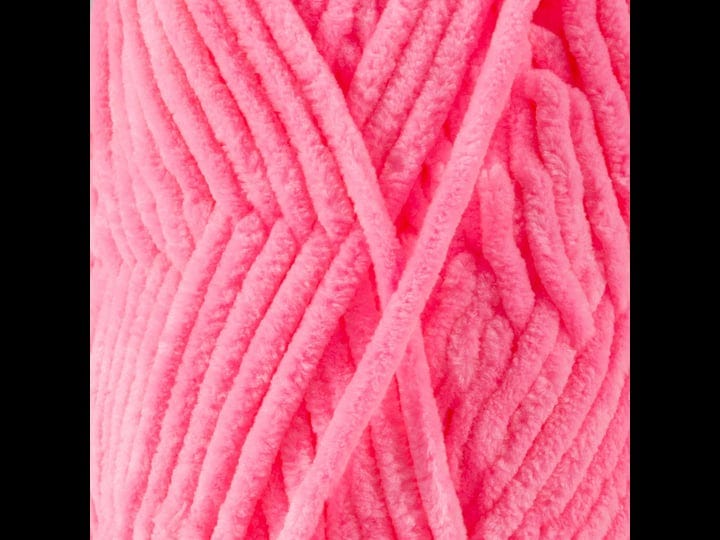sensy-velvet-yarn-blanket-yarn-3-5-oz-132-yards-gauge-5-bulky-neon-sugar-pink-1-skein-1