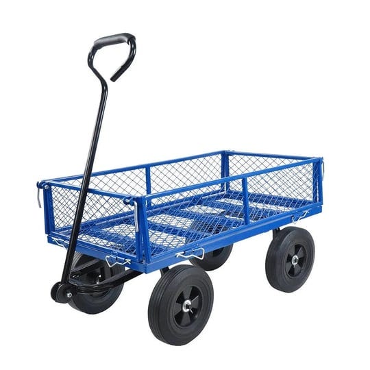 fun-orange-3-5-cu-ft-steel-folding-yard-cart-in-blue-funycxc04-1