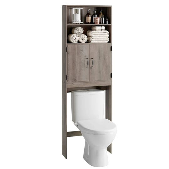 homfa-over-toilet-storage-rack-bathroom-storage-cabinet-over-toilet-with-4-tier-shelves-and-2-doors--1