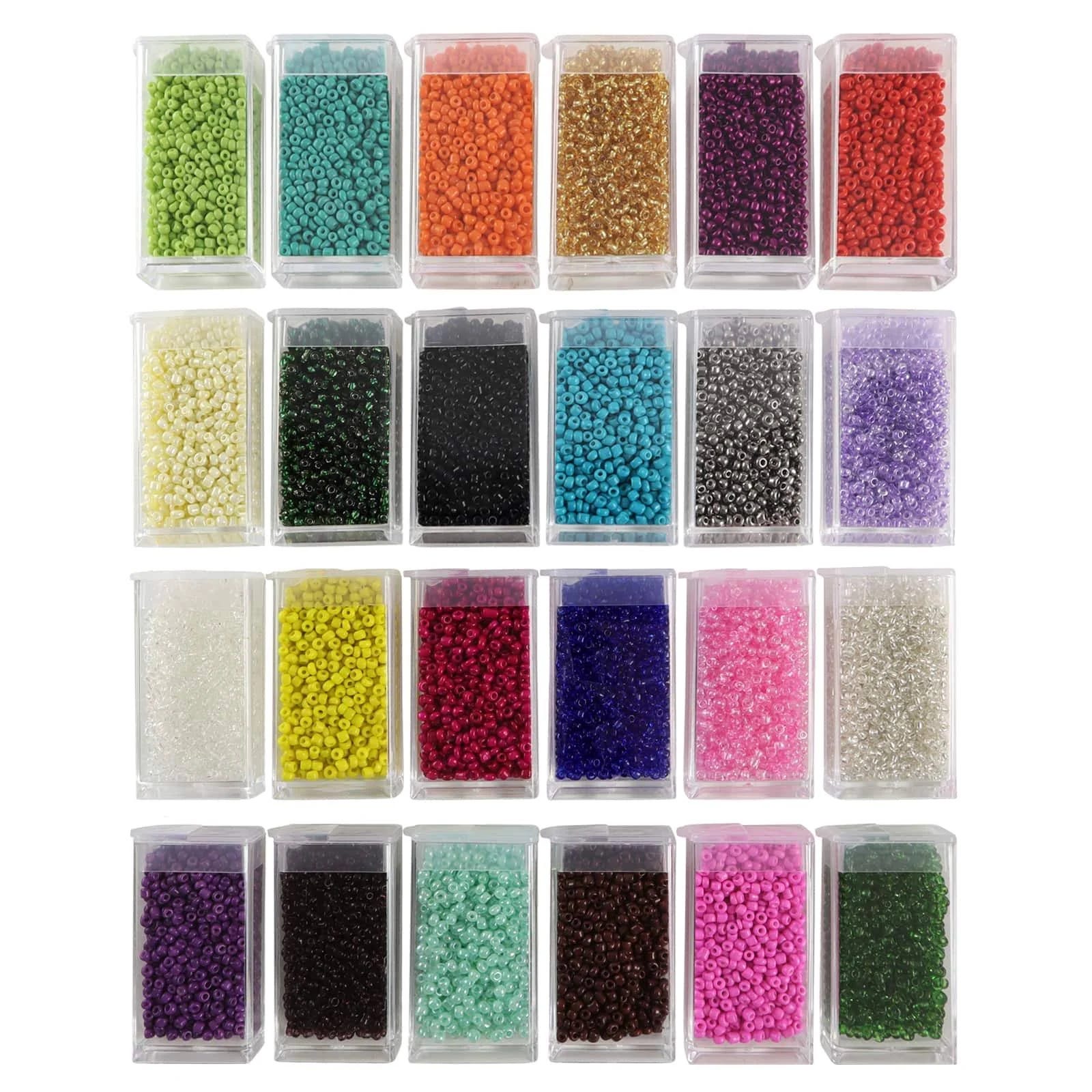 Assorted Glass Seed Beads for Jewelry Making and Crafts | Image