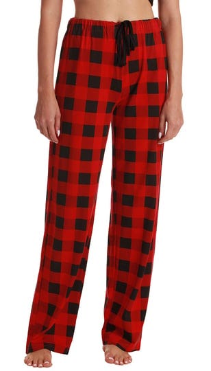 just-love-silky-soft-women-pajama-pants-with-stretch-pjs-sleepwear-buffalo-plaid-red-black-x-large-w-1